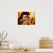 Merry-Go-Round-Pferd Poster (Küche)