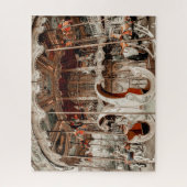 Merry-Go-Round Sacred Heart Montmartre Paris Puzzle (Vertikal)