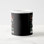Merry Goalmas Italy - Funny Soccer Christmas Jumbo-Tasse (Vorderseite)