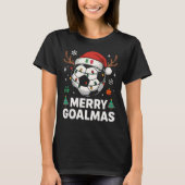 Merry Goalmas Italy - Funny Soccer Christmas T-Shirt (Vorderseite)