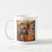 Merry Goat Es ist nie zu spät Kaffeetasse (Links)