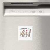 Merry Goatmas Tierziege Lover Frohe Weihnachten Magnet (In Situ (Geschirrspüler))