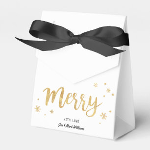 Merry (Gold) Geschenkschachtel