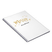 Merry (Gold) Notizblock (Rechte Seite)
