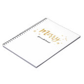 Merry (Gold) Notizblock (Linke Seite)