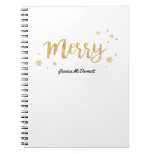Merry (Gold) Notizblock