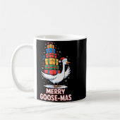 Merry Goose-mas With Xmas Funny Christmas Goose Kaffeetasse (Links)