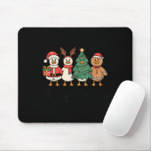Merry Goose On The Loose Funny Christmas Silly Hum Mousepad (Mit Mouse)