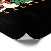 Merry Goose On The Loose Funny Christmas Silly Hum Poster (Ecke)