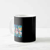 Merry Goosemas Christmas Cheer Festive Ducks Kaffeetasse (Vorderseite Links)