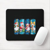 Merry Goosemas Christmas Cheer Festive Ducks Mousepad (Mit Mouse)