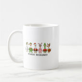 Merry Goosemas Funny Christmas Geese In Costumes  Kaffeetasse (Links)