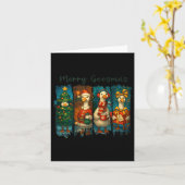 Merry Goosmas - Just A Jolly Goose - Christmas Goo Karte (Gelbe Blume)