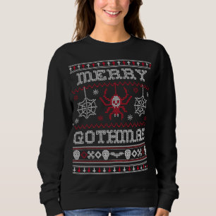 Merry Gothmas Goth Weihnachten Ugly Sweater Spider Sweatshirt