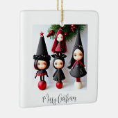 "Merry Gothmas" Keramikornament (Rechts)