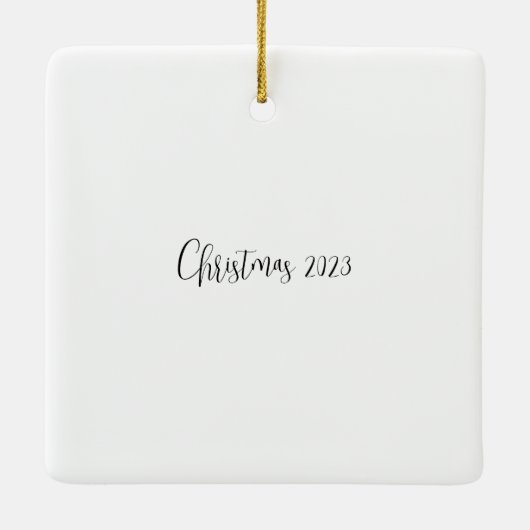 "Merry Gothmas" Keramikornament (Rückseite)