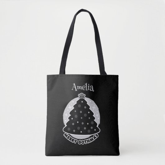 Merry Gothmas Personalisiert Tasche (Vorderseite)
