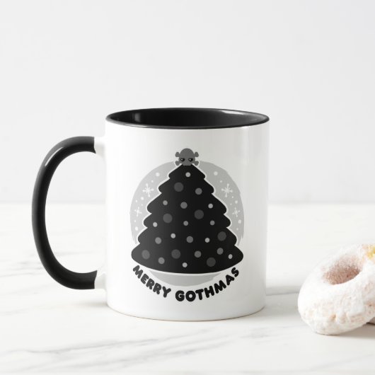 Merry Gothmas Tasse (Mit Donut)
