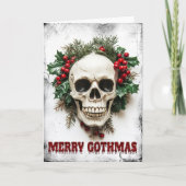 Merry Gothmas Weihnachtskarte Dankeskarte (Vorderseite)