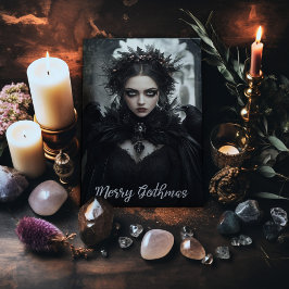 Merry Gothmas Weihnachtskarte Dankeskarte