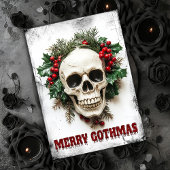 Merry Gothmas Weihnachtskarte Dankeskarte