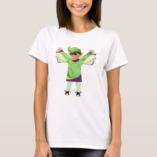 Merry Green Elf T - Shirt (Vorderseite)