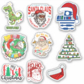 💚 Merry Grinchmas | Funny Christmas Tee | Holiday Aufkleber (Vorderseite)