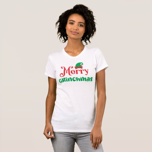 Merry Grinchmas Funny T-Shirt (Vorne ganz)