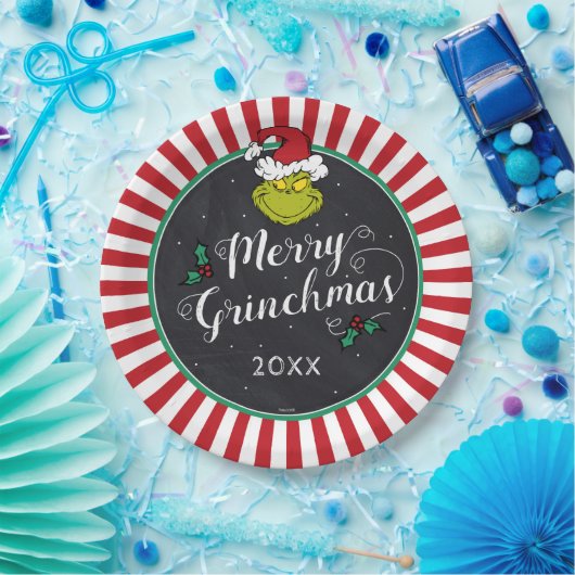Merry Grinchmas | Grinch Holiday Party Pappteller (Party)