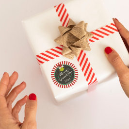 Merry Grinchmas | Grinch Holiday Party Runder Aufkleber