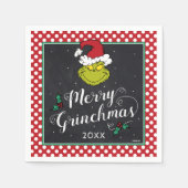 Merry Grinchmas | Grinch Holiday Party Serviette (Vorderseite)