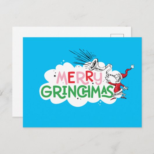 Merry Grinchmas Mister Grinch Postkarte (Vorne/Hinten)