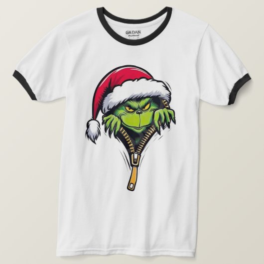 💚 Merry Grinchmas T-Shirt – Funny Green Christmas (Design vorne)