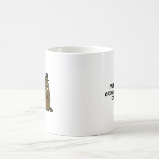 Merry Groundhog Day Kaffeetasse (Mittel)