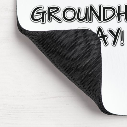 Merry Groundhog Day Mousepad (Ecke)