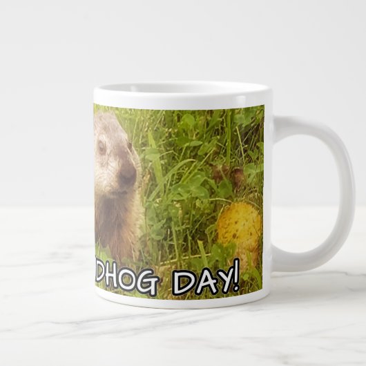 Merry Groundhog Day Tasse (Rechts)