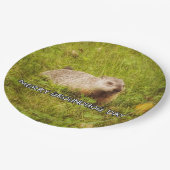 Merry Groundhog Day Teller (Schrägansicht)