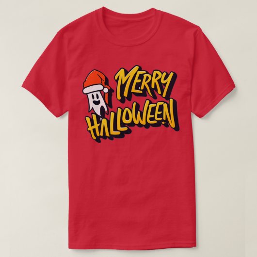 Merry Halloween 1 T-Shirt (Design vorne)