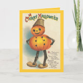 Merry Halloween Karte (Vorderseite)