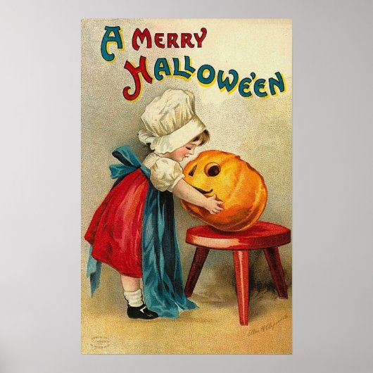 Merry Halloween Wish Poster (Vorne)