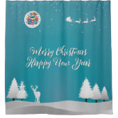 Merry Happy Duschvorhang (Vorderseite)