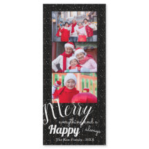 Merry Happy - Magnetisches Foto