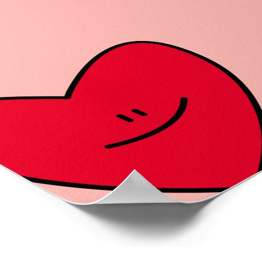 Merry Heart Print Poster (Ecke)