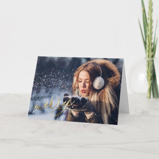 Merry - Hinzufügen Ihres FOTOS Karte (Vorderseite)