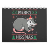 Merry Hissmas Funny Ugly Xmas Sweater Opossum Gesc Kalender (Titelbild)