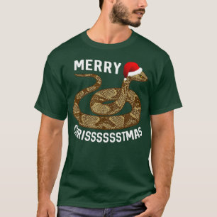 Merry Hissmas Weihnachts-Weihnachtsmannmütze Koppe T-Shirt