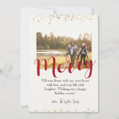 Merry Holiday Card Einladung (Vorderseite)