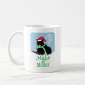 Merry Holiday Cat Kaffeetasse (Links)