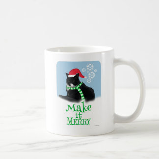 Merry Holiday Cat Kaffeetasse