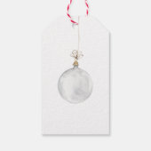 Merry Holiday Foto Geschenkanhänger (Rückseite)